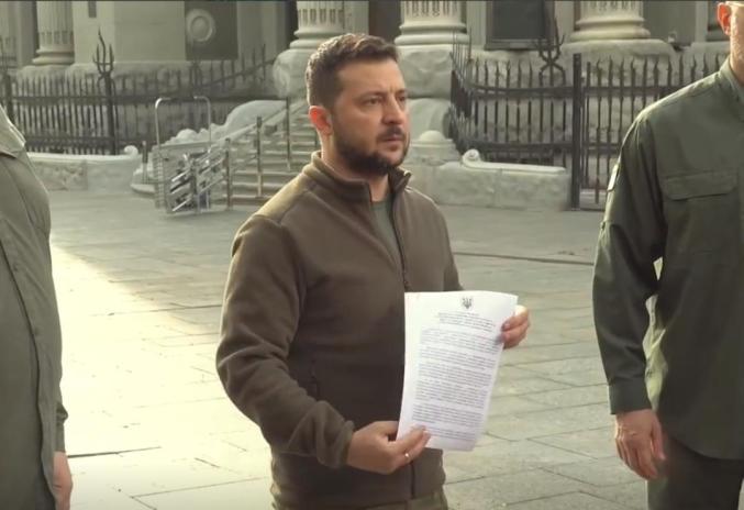 俄方簽署頓涅茨克等四地入俄條約烏方簽署烏克蘭加入北約的申請