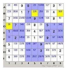 數(shù)獨(dú)第一步如何制作數(shù)獨(dú)表格成求助需要5值法