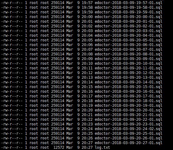 Linux幾種定時備份數(shù)據(jù)庫方法進行備份