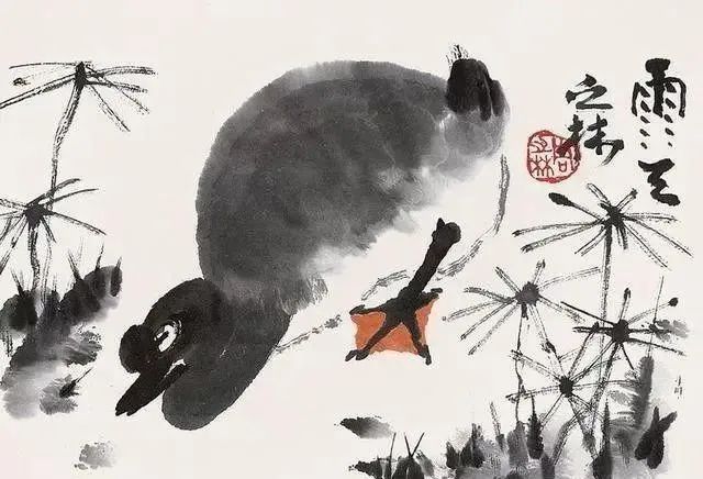 國畫荷花構圖_中國國畫基本構圖_國畫構圖技巧