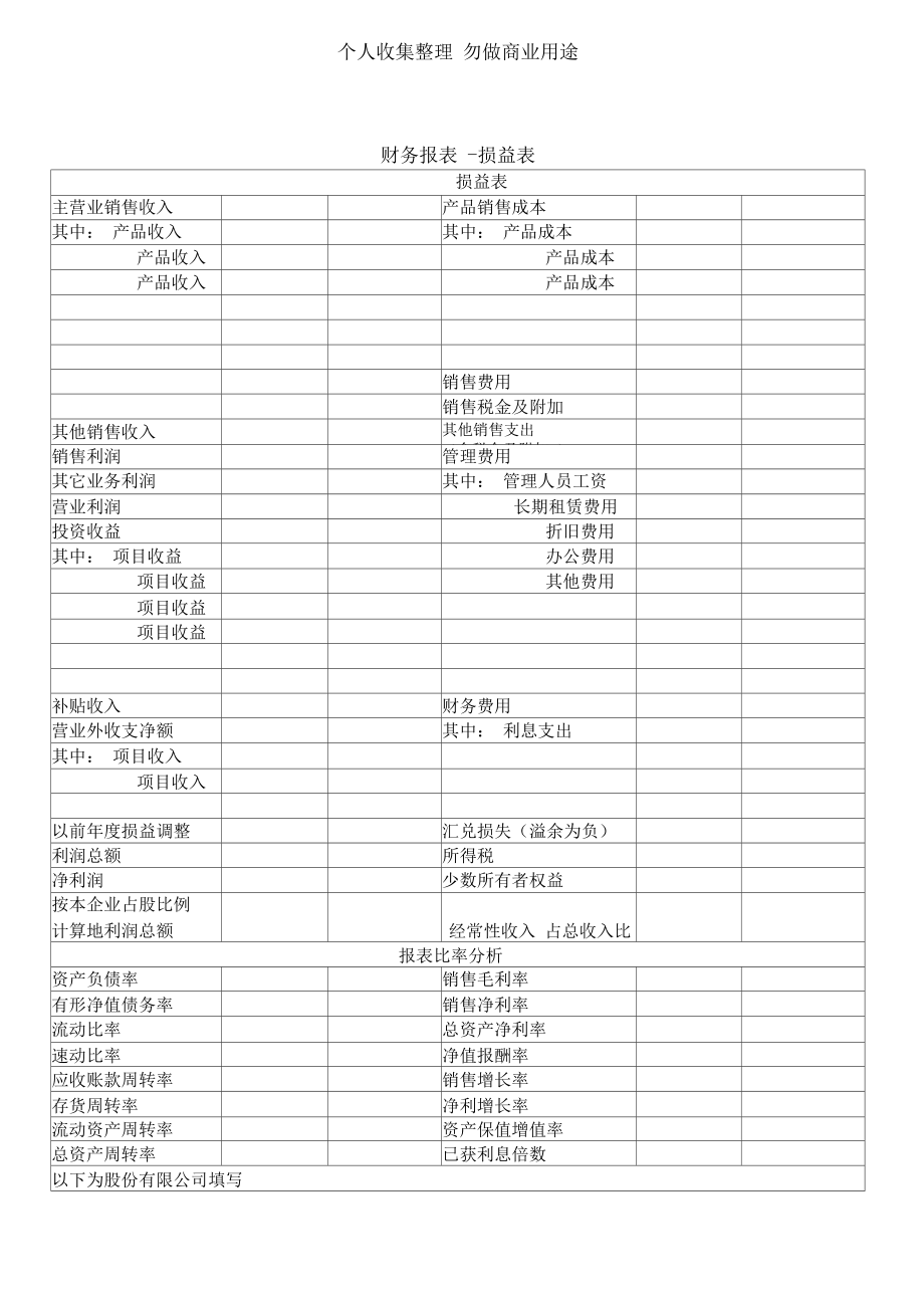 年度利潤表的編制方法_月利潤表的編制方法_合并利潤表的編制方法