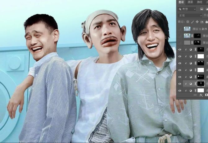 新知達人, PS教程：常見的PS搞笑換頭術，這么做，超簡單~
