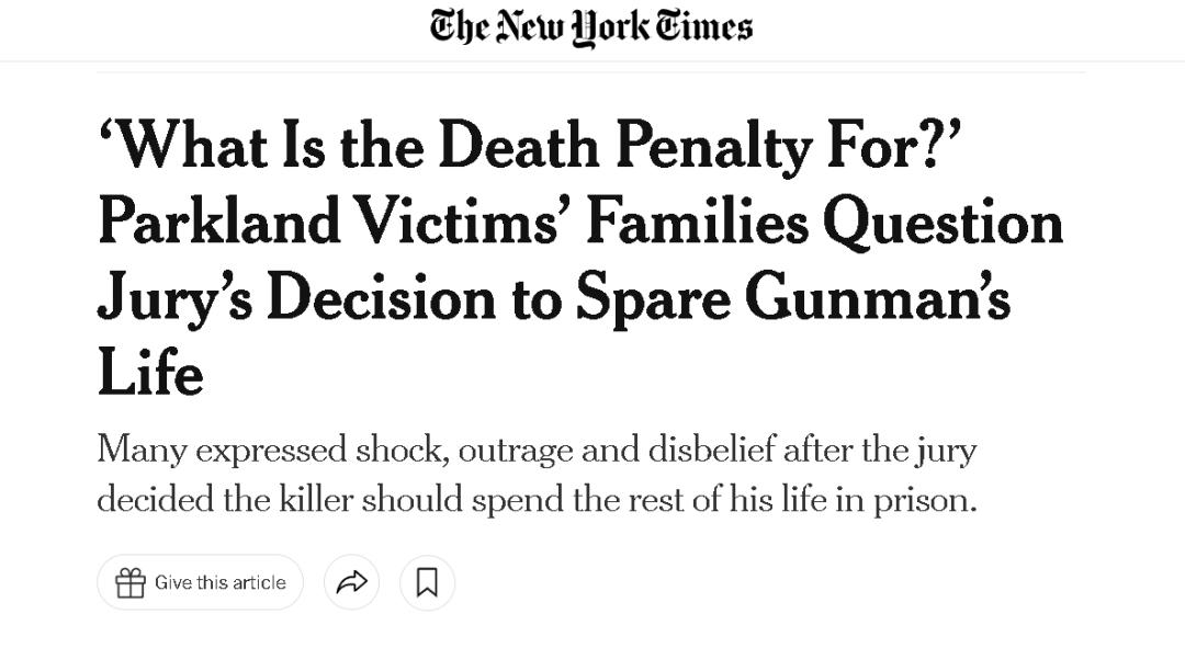美殺17人槍手未獲死刑 受害家屬怒了_李才坤稱獲被害者家屬諒解_何天帶獲死刑立即執(zhí)行