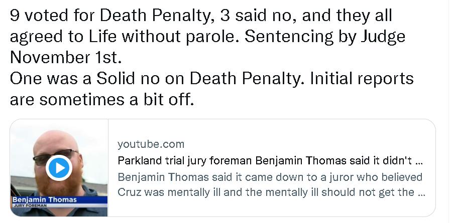 何天帶獲死刑立即執(zhí)行_李才坤稱獲被害者家屬諒解_美殺17人槍手未獲死刑 受害家屬怒了